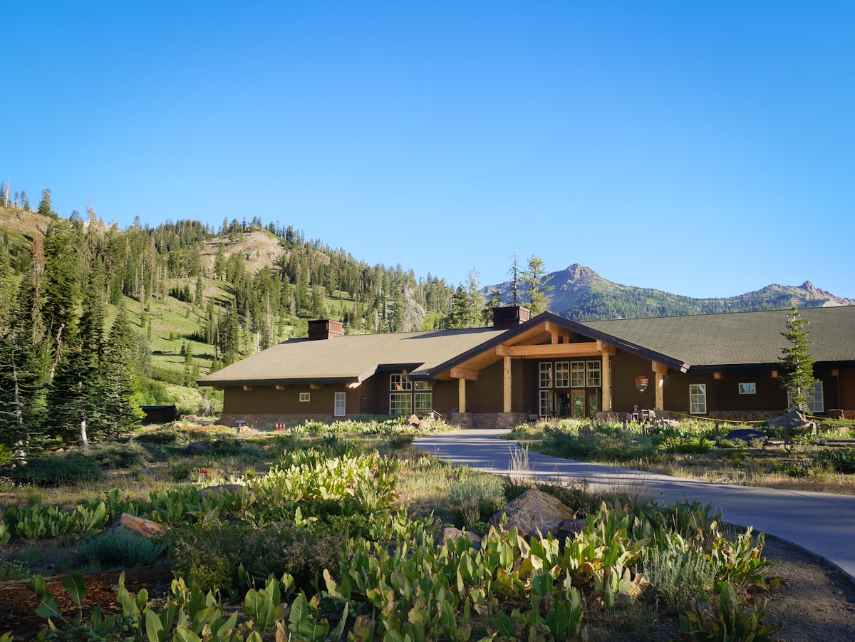 Custom mountain home exterior